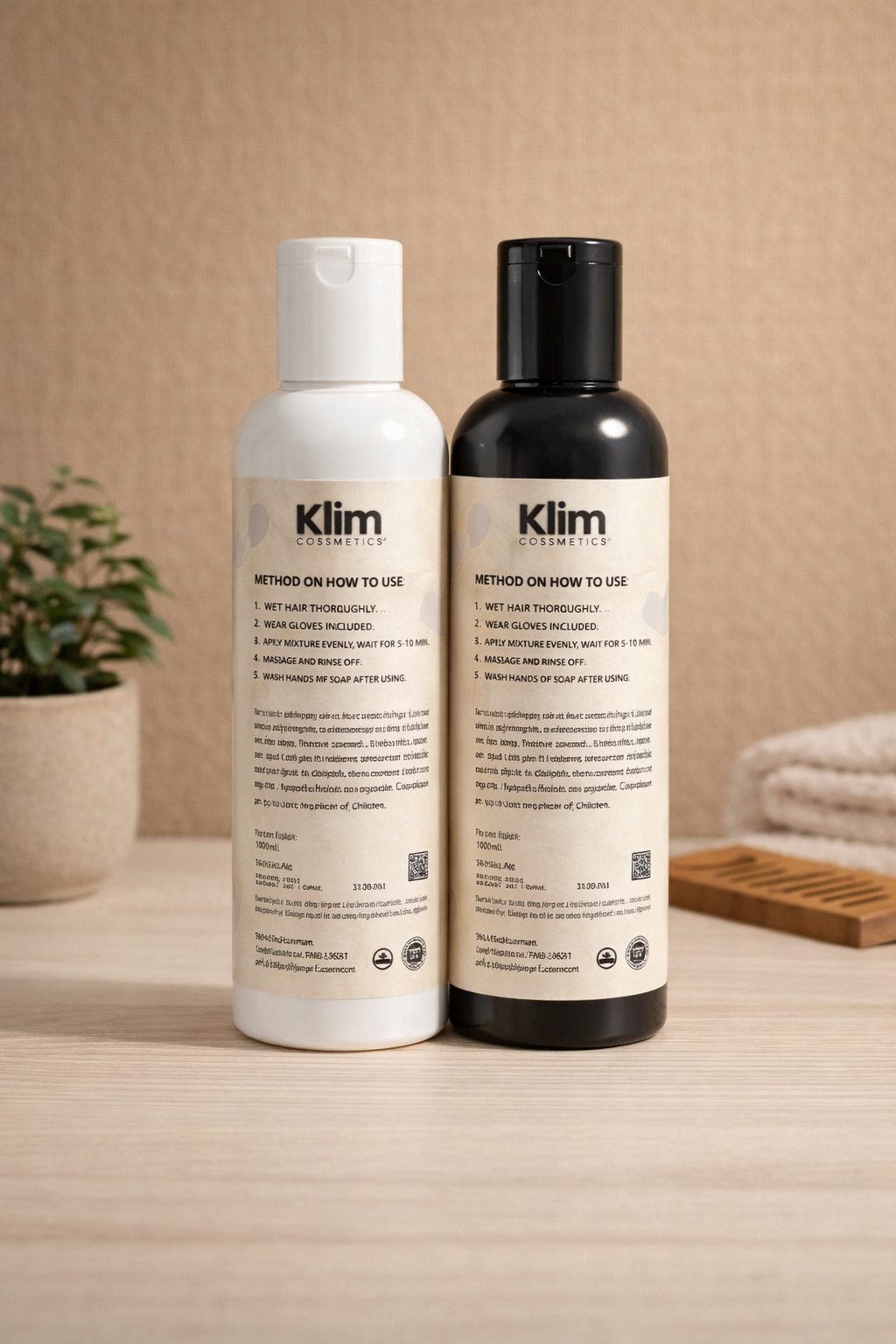 Natural Black Hair Color Shampoo (with Noni Extract) | 100ml